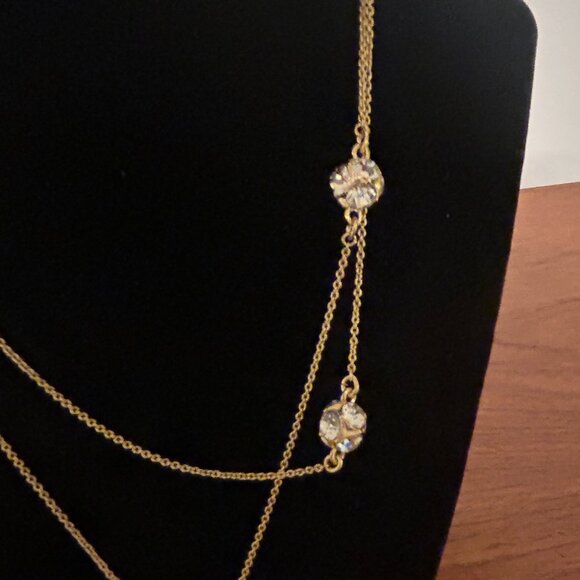 Gorgeous Kate Spade 2 Layer Necklace with Stones. - Picture 2 of 15